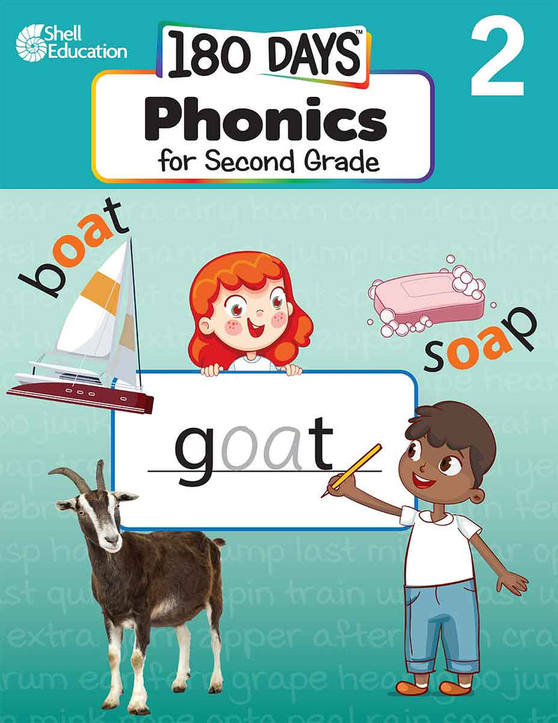 180 Days: Phonics for Second Grade: Practice, Assess, Diagnose