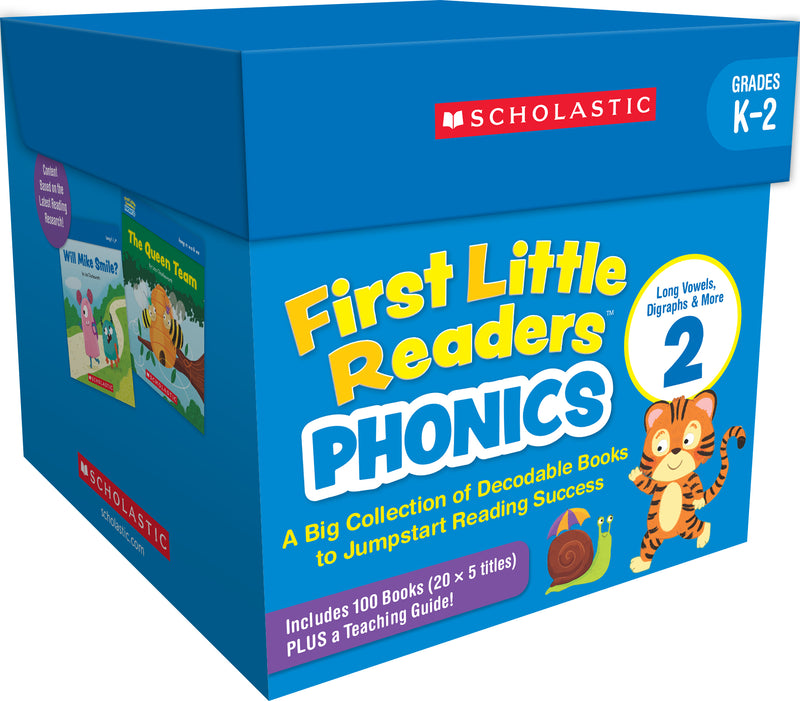 First Little Readers: Phonics Set 2 / Long Vowels, Digraphs & More (Multiple-Copy Set): A Big Collection of Decodable Books for Beginning Readers