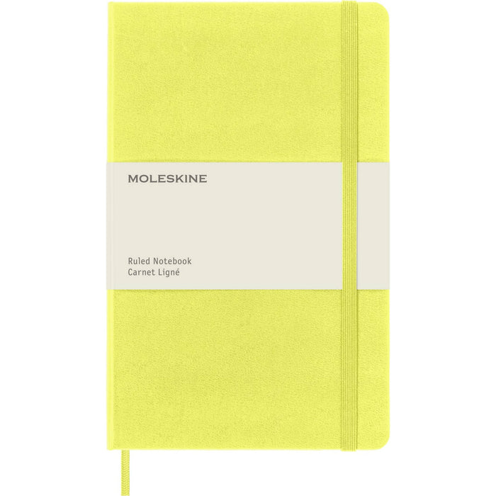 Moleskine Classic Notebook, Large, Ruled, Hay Yellow, Hard Cover (5 x 8.25)