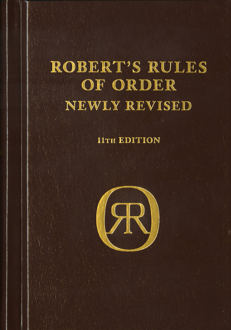Robert's Rules of Order Newly Revised, deluxe 11th edition