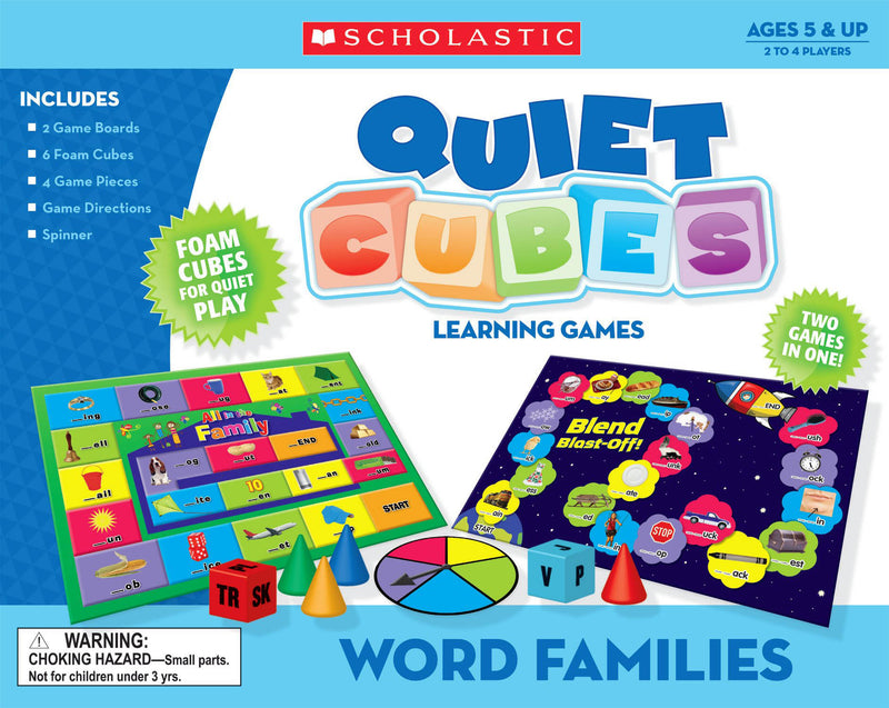 Word Families Quiet Cubes Learning Games