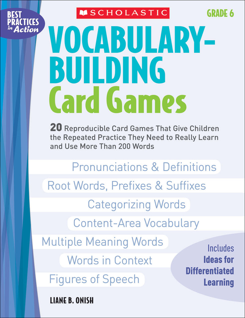 Vocabulary-Building Card Games: Grade 6