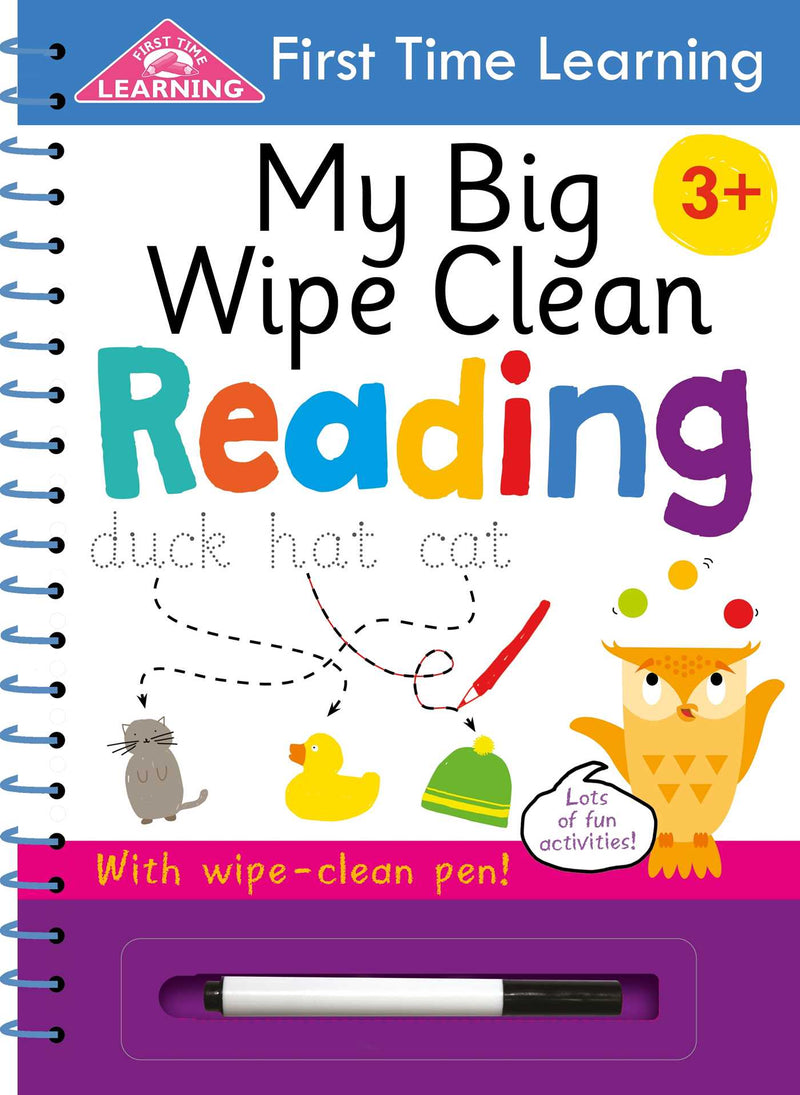 First Time Learning: My Big Wipe Clean Reading