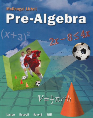 Mcdougal Littell Pre-algebra
