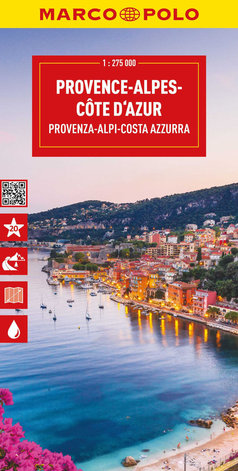Provence Alps Cote D'Azur Marco Polo Map