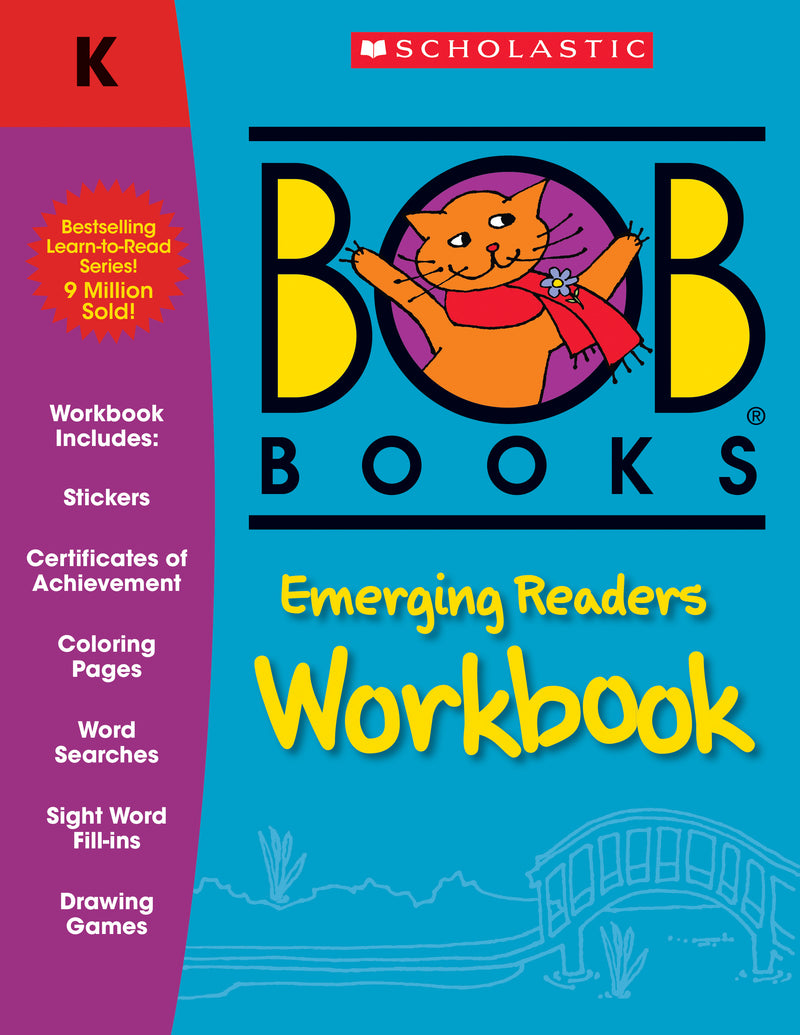 Bob Books - Emerging Readers Workbook | Phonics, Writing Practice, Stickers, Ages 4 and up, Pre-K, Kindergarten (Stage 2: Emerging Reader)