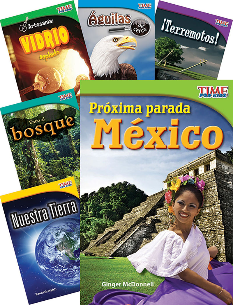 TIME FOR KIDS® Informational Text Grade 2 Spanish Readers Set 1 10-Book Set