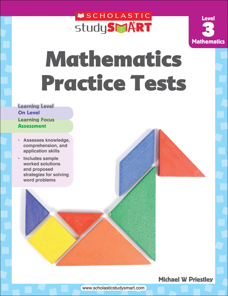 Scholastic Study Smart Mathematics Practice Tests Level 3
