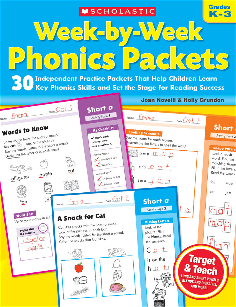 Week-by-Week Phonics Packets