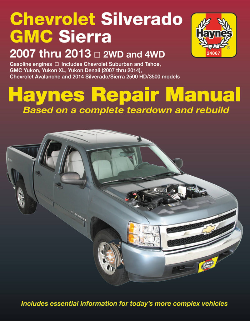 Chevrolet Silverado & GMC Sierra/Sierra Denali 1500 (07-13), 2500 HD & 3500 (07-14) Avalanche/Suburban/Tahoe/Yukon/XL/Denali (07014) Haynes Repair Manual