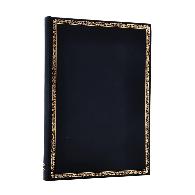 Black Edition Midi Lined Hardcover Journal, 144pg, 120GSM by Paperblanks (Black Edition)
