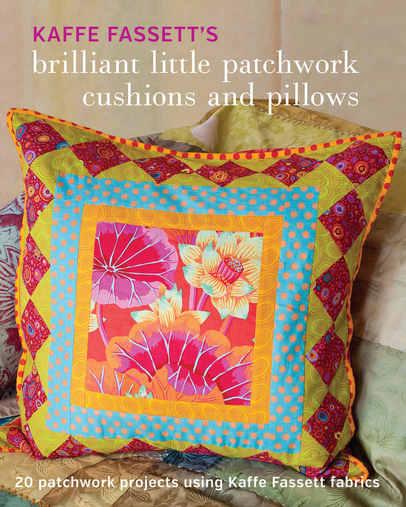 Kaffe Fassett's Brilliant Little Patchwork Cushions and Pillows