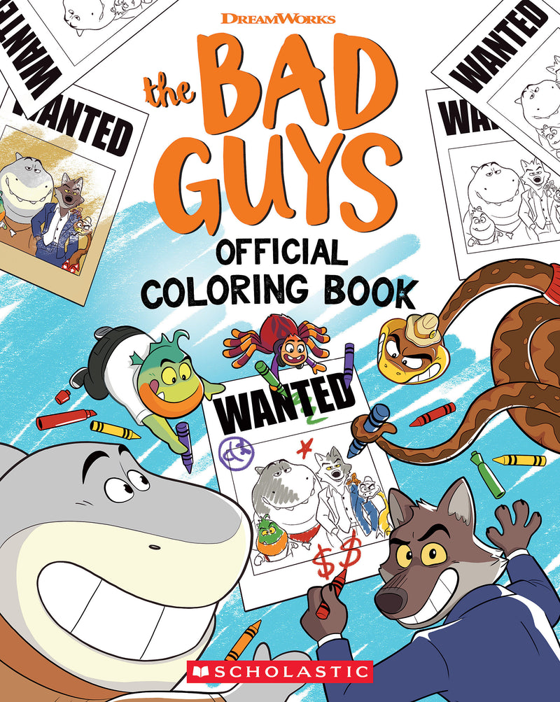 Bad Guys Coloring Book