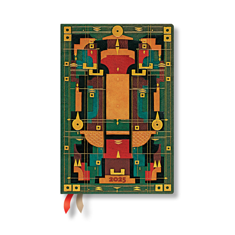 2025 Lion's Den Mini Horizontal Hardcover 12-Month, 160pg, 100GSM, 2025 Planner by Paperblanks (Sybil Pye Bindings)