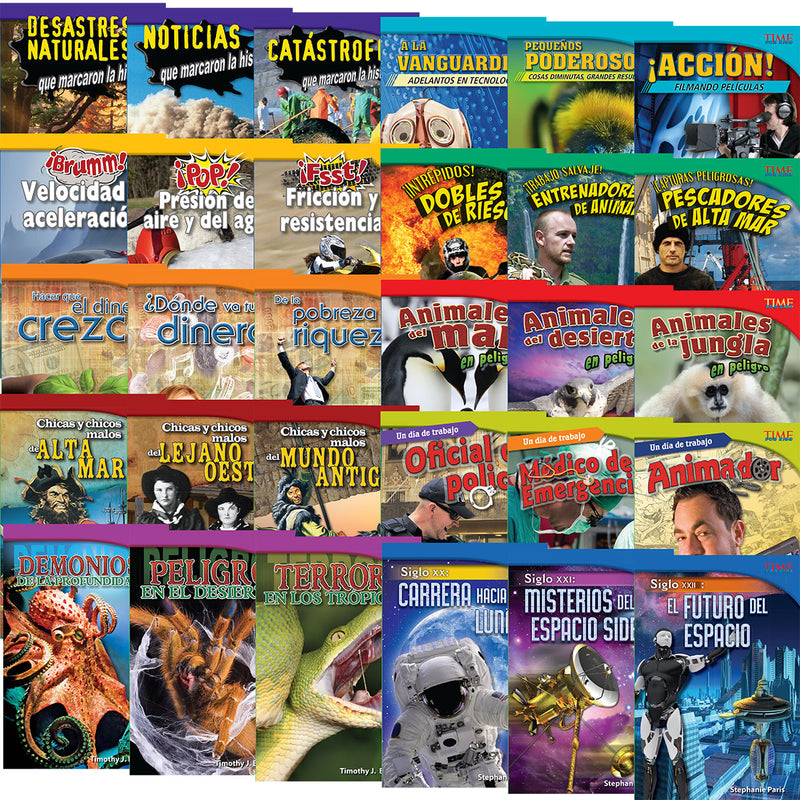 TIME FOR KIDS® Informational Text Grade 5 Spanish 30-Book Set