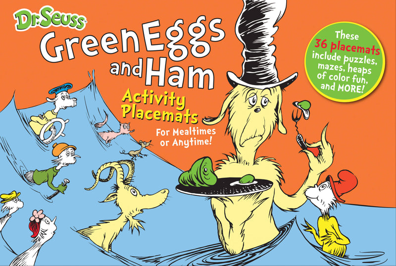 Dr. Seuss Green Eggs and Ham Activity Placemats