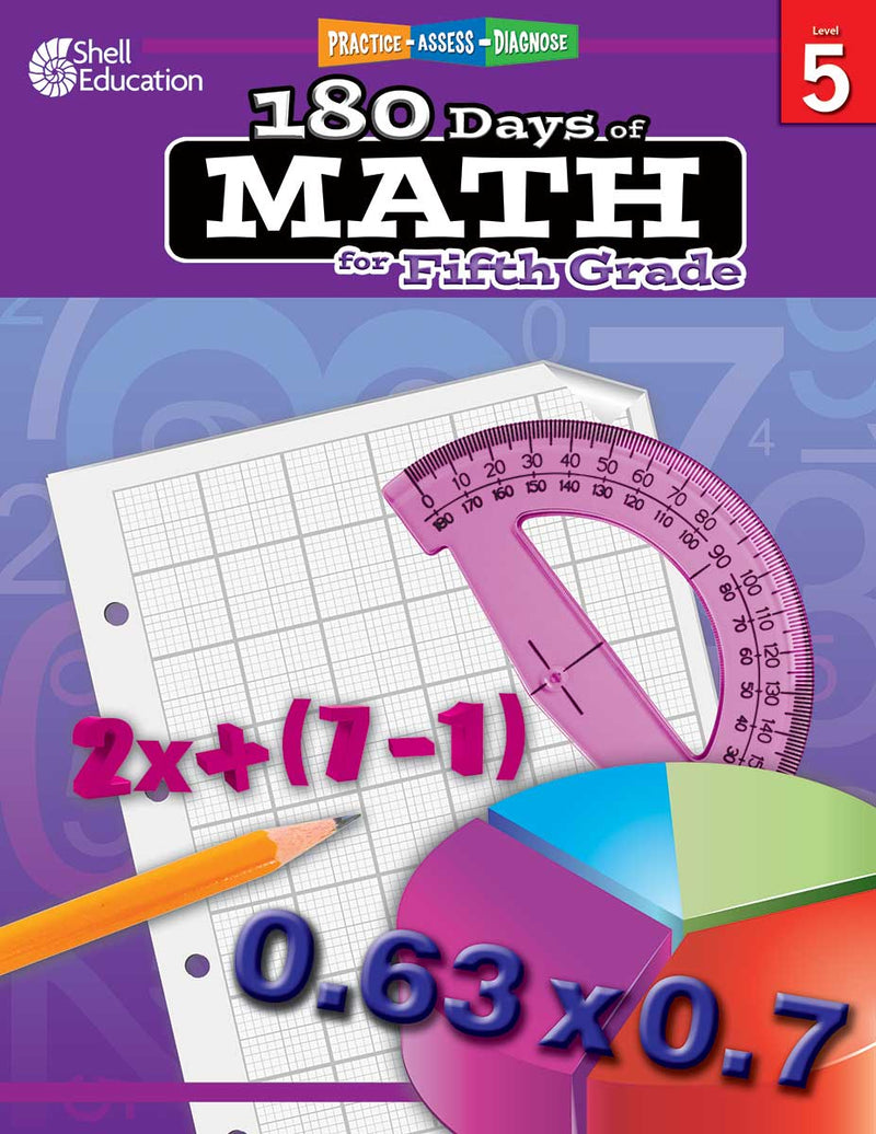 180 Days: Math for Fifth Grade: Practice, Assess, Diagnose