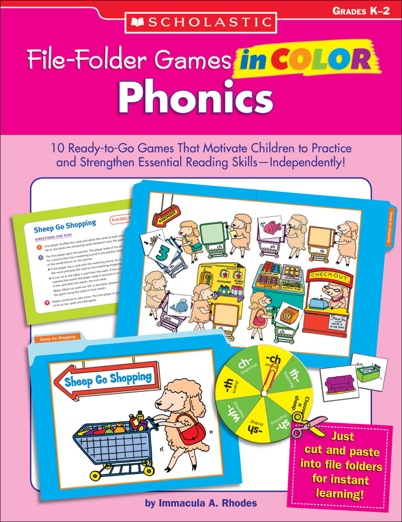 File-Folder Games in Color: Phonics