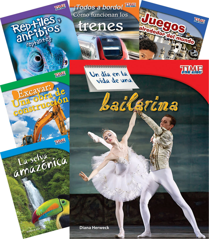 TIME FOR KIDS® Informational Text Grade 3 Spanish Readers Set 2 10-Book Set