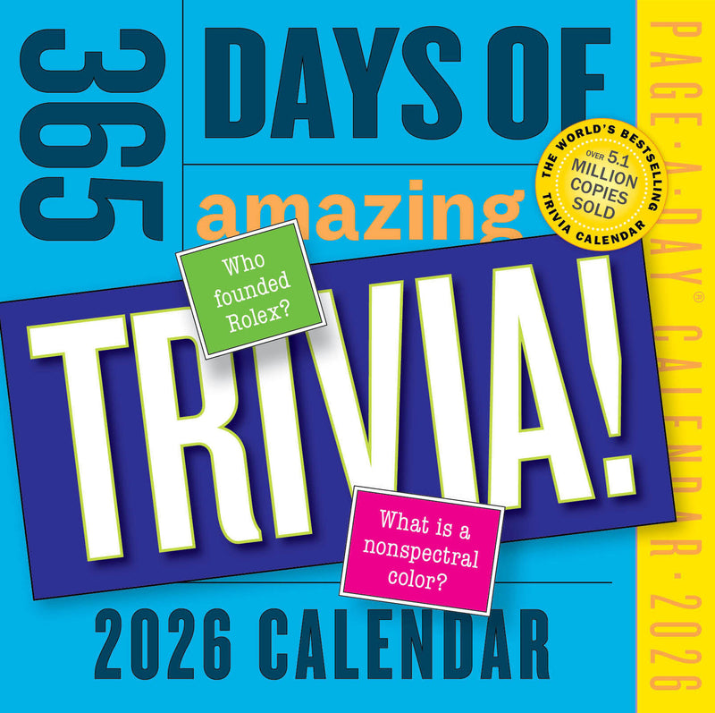 365 Days of Amazing Trivia Page-A-Day® Calendar 2026