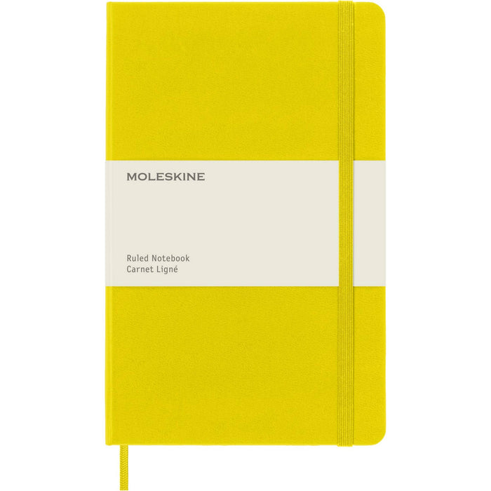 Moleskine Classic Notebook, Large, Ruled, Dandelion Yellow, Hard Cover (5 x 8.25)