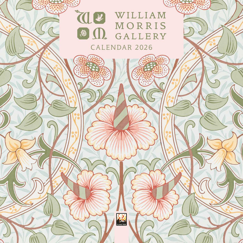 William Morris Gallery Mini Wall Calendar 2026 (Art Calendar)