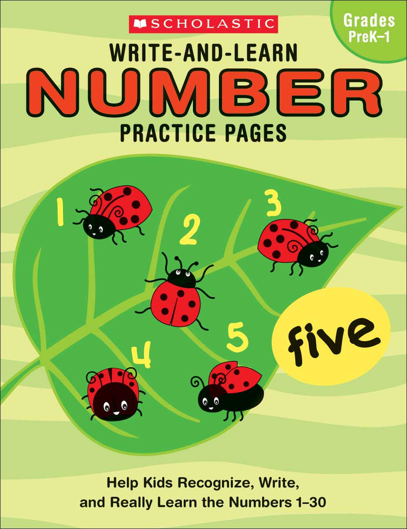 Write-and-Learn Number Practice Pages