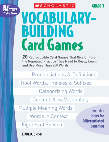 Vocabulary-Building Card Games: Grade 3