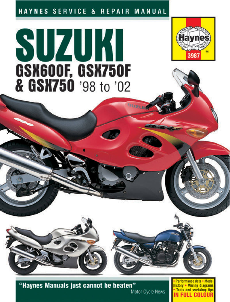 Suzuki GSX600F, GSX750F & GSX750 '98-'02