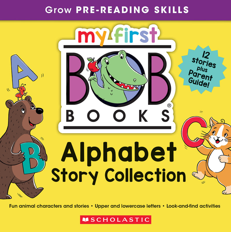 My First Bob Books - Alphabet Story Collection Bind-Up | Phonics, Letter sounds, Ages 3 and up, Pre-K | (Reading Readiness)