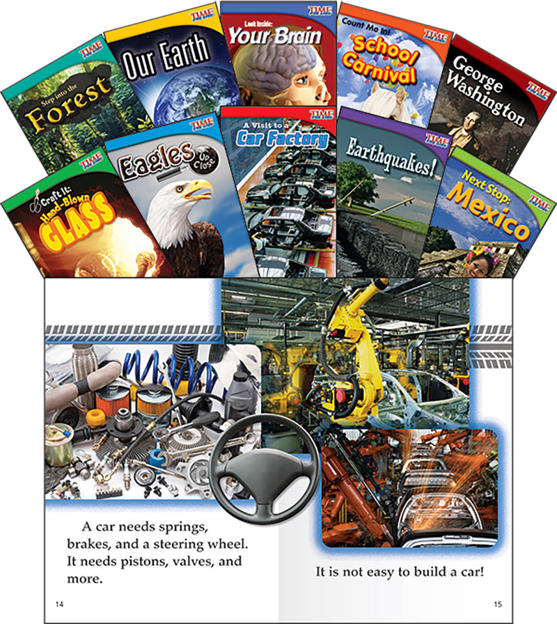 TIME FOR KIDS® Informational Text Grade 2 Readers Set 1 10-Book Set