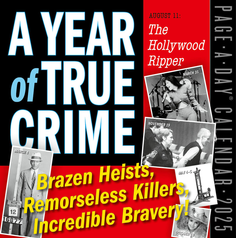 A Year of True Crime Page-A-Day® Calendar 2025