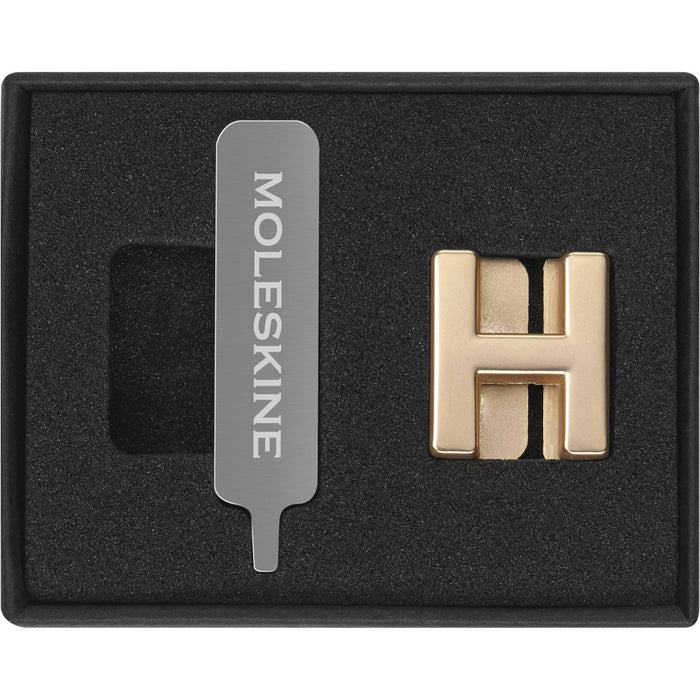 Moleskine Pin, H, Gold