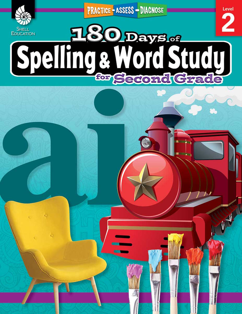 180 Days: Spelling and Word Study for Second Grade: Practice, Assess, Diagnose