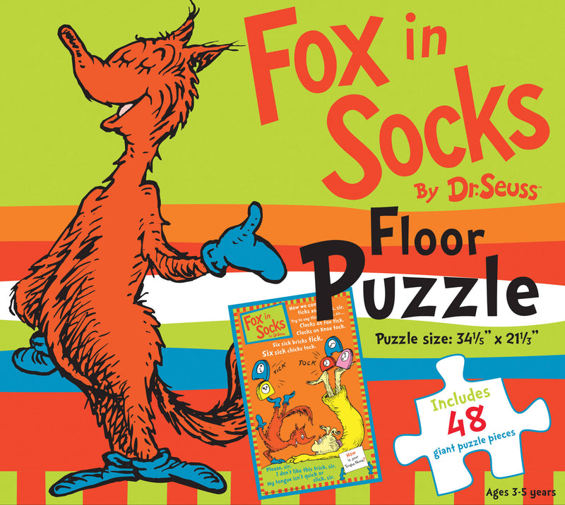 Fox in Socks by Dr. Seuss Floor Puzzle