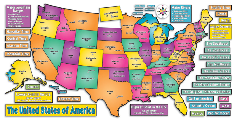 Map of the United States! Bulletin Board