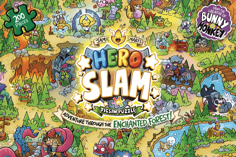 Jamie Smart's Hero Slam Jigsaw Puzzle: 200 pieces