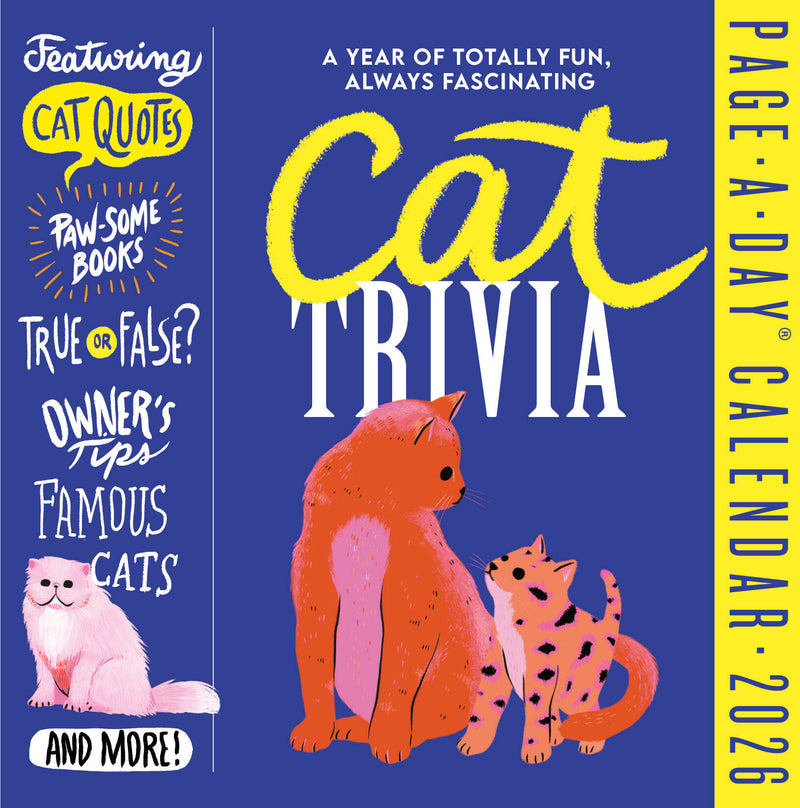 Cat Trivia Page-A-Day® Calendar 2026
