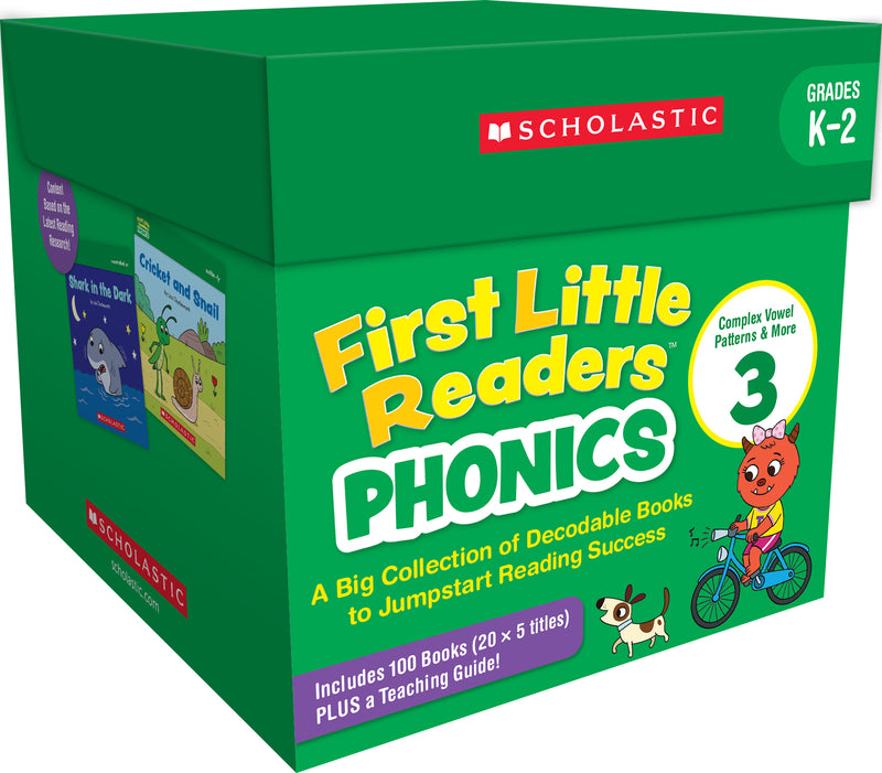 First Little Readers: Phonics Set 3 / Variant Vowels & More (Multiple-Copy Set):  A Big Collection of Decodable Books for Beginning Readers