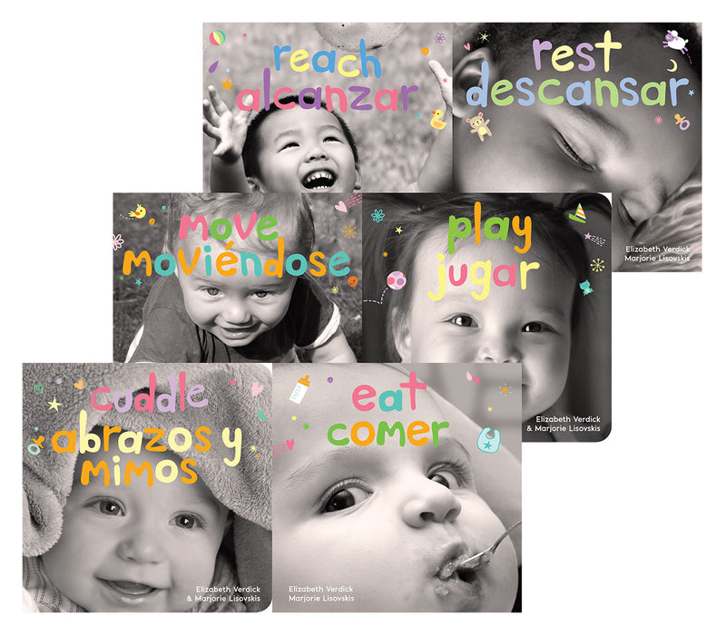 Happy Healthy Baby® Board Books Complete Bilingual Series 6-Book Set