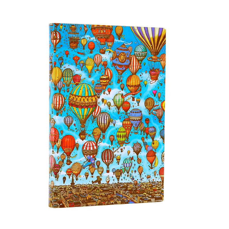 Balloon Festival Mini Unlined Softcover Journal, 208pg, 80GSM by Paperblanks (Pierre the Maze Detective)