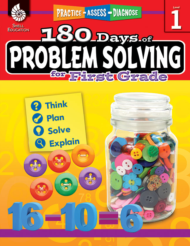 180 Days: Problem Solving for First Grade: Practice, Assess, Diagnose