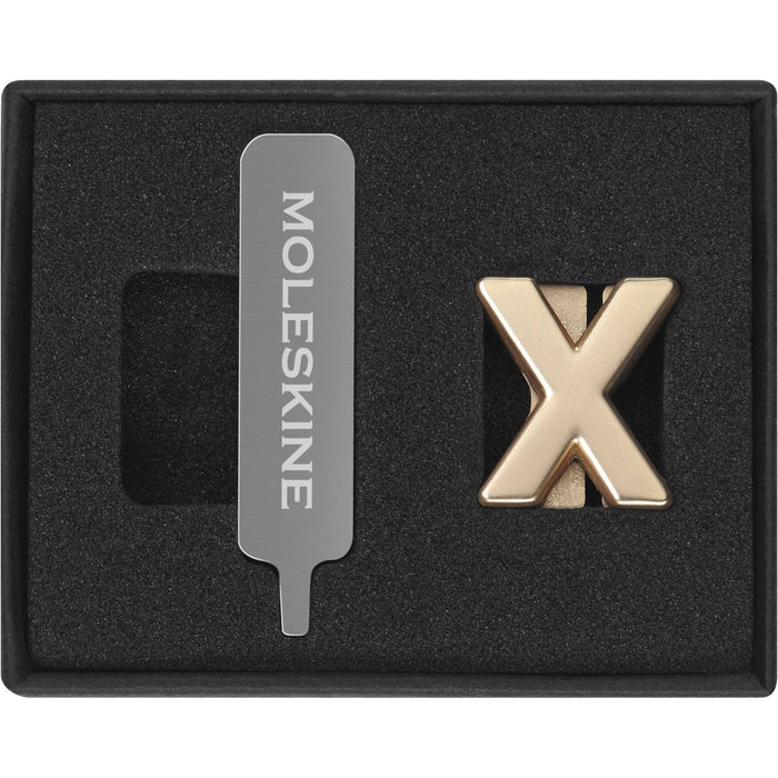 Moleskine Pin, X, Gold