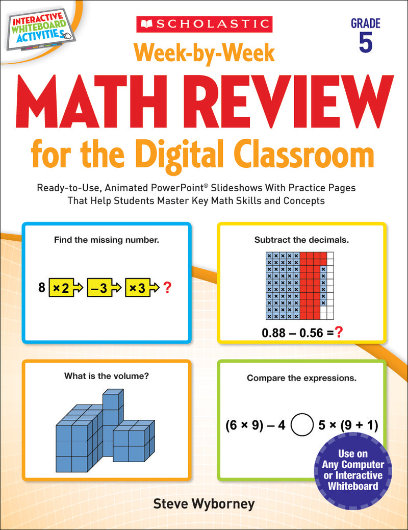 Week-by-Week Math Review for the Digital Classroom: Grade 5