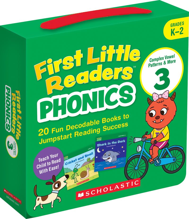 First Little Readers: Phonics Set 3 / Variant Vowels & More (Single-Copy Set): 20 Decodable Books for Beginning Readers