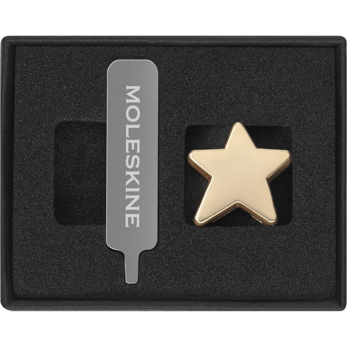 Moleskine Pin, Star, Gold