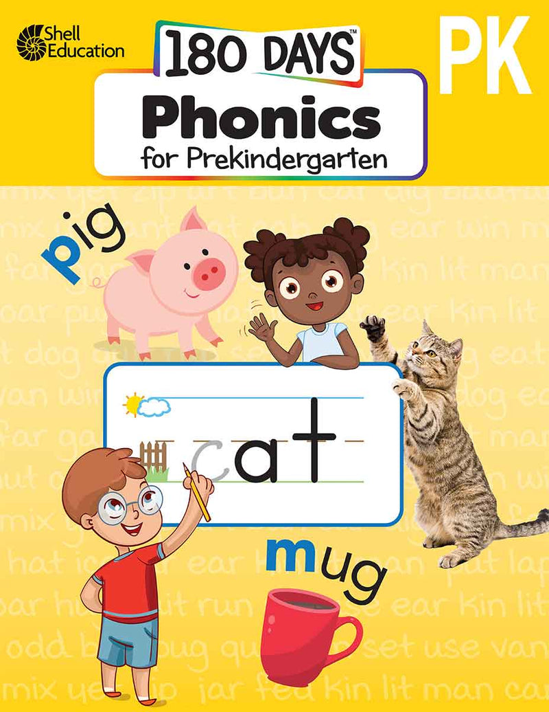180 Days: Phonics for Prekindergarten: Practice, Assess, Diagnose