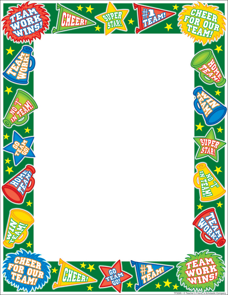 Welcome Back Team Printer Paper