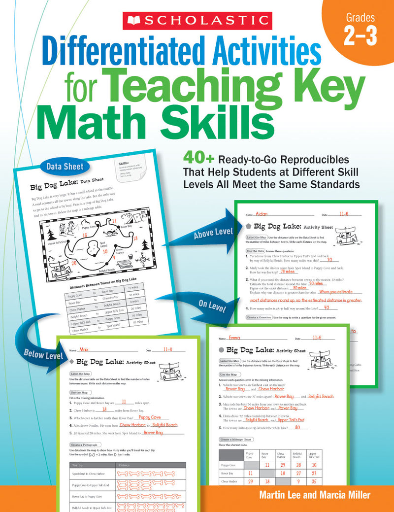 Differentiated Activities for Teaching Key Math Skills: Grades 2–3