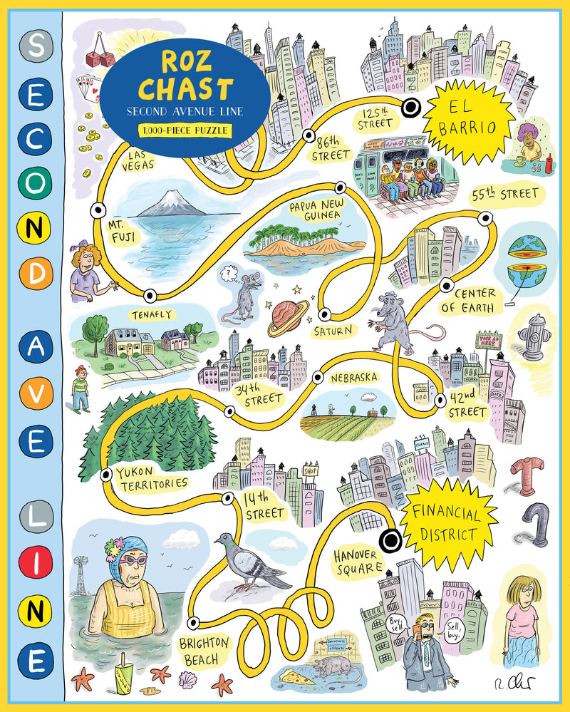 Roz Chast: Second Avenue Line 1,000-Piece Puzzle